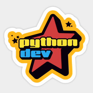 Python Dev Sticker